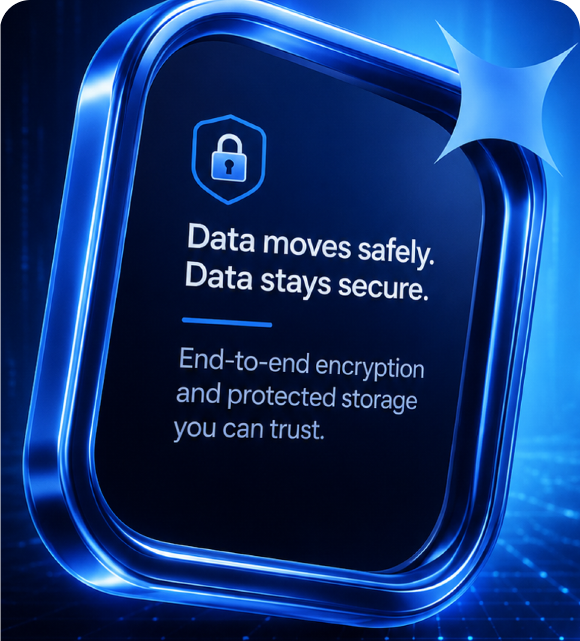 Grelin platform security — Secure data transmission and storage